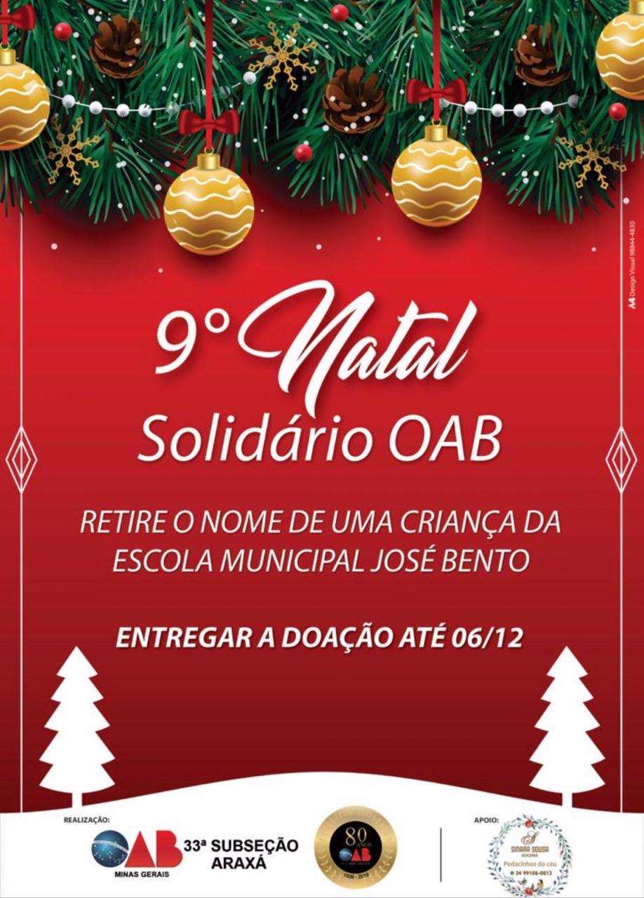 Cartão de Natal e Ano Novo - OAB Lins 2019-20